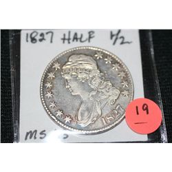 1827 Liberty Half Dollar MS63