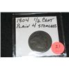 Image 1 : 1804 Half Cent Plain 4 Stemless