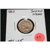 Image 1 : 1863 Indian Head Penny MS65