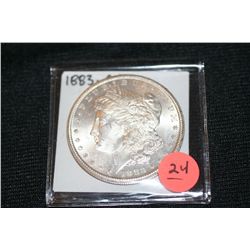 1883-CC Carson City Silver Morgan Dollar
