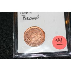 1864 Indian Head Penny, Brown