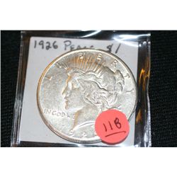 1926 Silver Peace Dollar