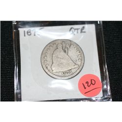 1875 Silver Seated Liberty Quarter