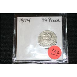 1874 Three Cent Piece