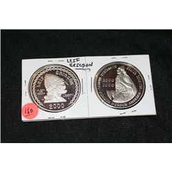 2000 Leif Ericson US & Icelandic Commemorative Coin Set