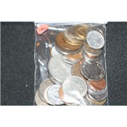 Lot of 50, Foreign Coins and Tokens various dates & conditions