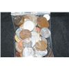 Image 2 : Lot of 50, Foreign Coins and Tokens various dates & conditions