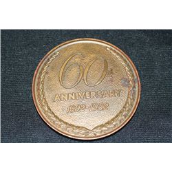 Bronze 60th Anniversary Philco Token
