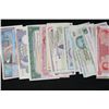 Image 1 : Lot of 100, Foreign Bank Notes various dates & conditions, crisp