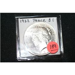 1922 Silver Peace Dollar
