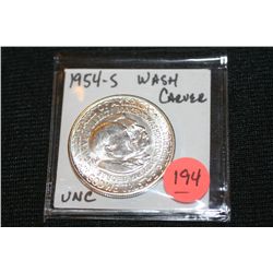 1954-S Washington Carver/Booker T Washington Commemorative Half Dollar UNC
