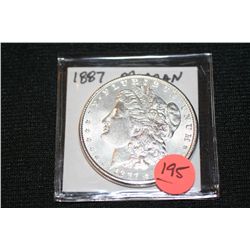 1887 Silver Morgan Dollar