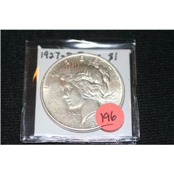 1927-D Silver Peace Dollar