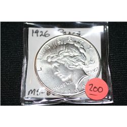 1926 Silver Peace Dollar MS63