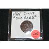Image 1 : 1864 Civil War Token "Ovr Card"