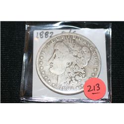 1882-O/S Silver Morgan Dollar