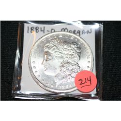 1884-O Silver Morgan Dollar