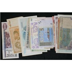 Lot of 20, Foreign Bank Notes various dates & conditions