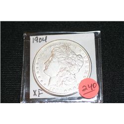 1904 Silver Morgan Dollar XF