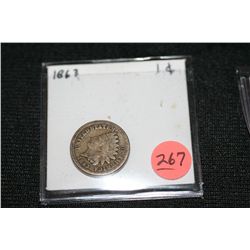 1863 Indian Head Penny