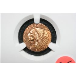 1913 $2 1/2 Gold NGC-MS62