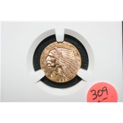 1925-D $2 1/2 Gold NGC-MS62