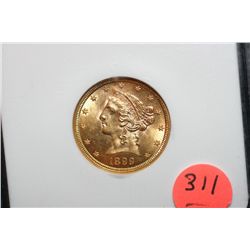 1899-S $5 Gold NGC-MS62