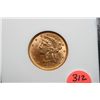 Image 1 : 1899 $5 Gold NGC-MS62