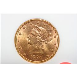 1894 $10 Gold NGC-MS61