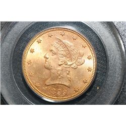 1899 $10 Gold PCGS-MS63