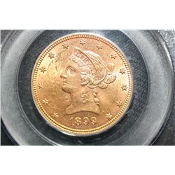 1899 $10 Gold PCGS-MS62