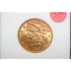 1899 $10 Gold NGC-MS61