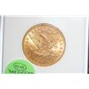 Image 2 : 1899 $10 Gold NGC-MS61