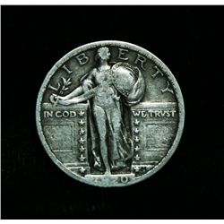 1920-p Standing Liberty 25c Grades vf