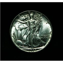 1945-p Walking Liberty Half Dollar 50c Grades ms62