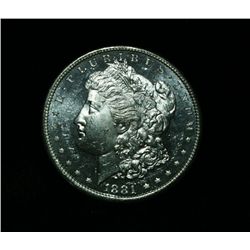 1881-s Morgan Dollar grades Choice Uncirculated ms64 DMPL  VAM 74