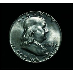 1953-p Franklin Half Dollar 50c Grades Choice Uncirculated ms64