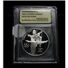 Image 1 : 1995-p Olympic Gymnast Commemorative Proof Silver Dollar Graded PR70 DCAM