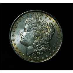 1878-p 7/8TF Morgan Dollar $1 Grades Choice Uncirculated ms64 VAM 33