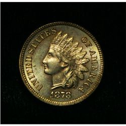 ***RARE   1878 Indian Head Cent 1c Grades Gem Uncirculated ms65 RD Red   RARE***  DDO