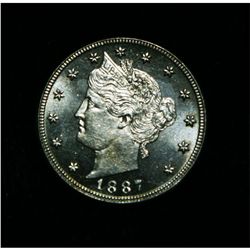 Proof 1887 Liberty 'V' Nickel Grades PR67 Cam Cameo