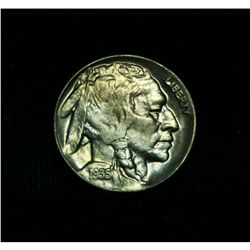 1935-d/d Buffalo Nickel 5c Grades Choice Uncirculated ms64++ PQ Wrpm-003 Key Variety