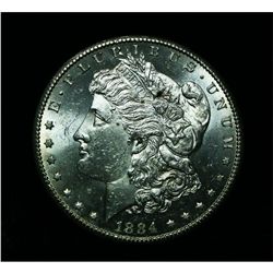 1884-cc Morgan Dollar Grades Choice Uncirculated ms64 DMPL