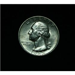 ***RARE   Auction Highlight  1932-d Washington Quarter grades Choice Uncirculated ms64    RARE***