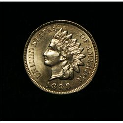 1888 Indian Head Cent 1c Grades Gem Uncirculated ms65+ RD  RED