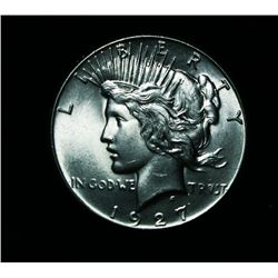 1927-p Peace Dollar Grades Gem Uncirculated ms65