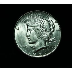 1928-s Peace Dollar $1 Grades ms63