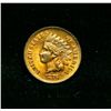 Image 1 : 1876 Indian Cent 1c Select Uncirculated ms64RD  Beautiful Red Color