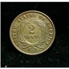 Image 2 : 1870 two cent piece 2c grades Choice Uncirculated ms60 BN