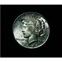 1924-s Peace Dollar Grades Select Uncirculated ms63